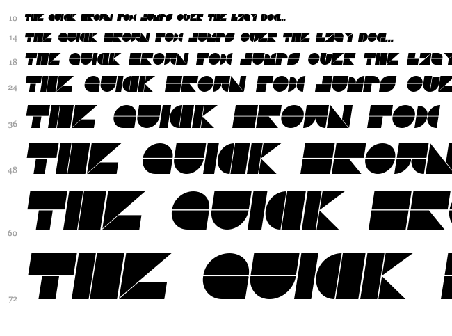 Drebiek font waterfall